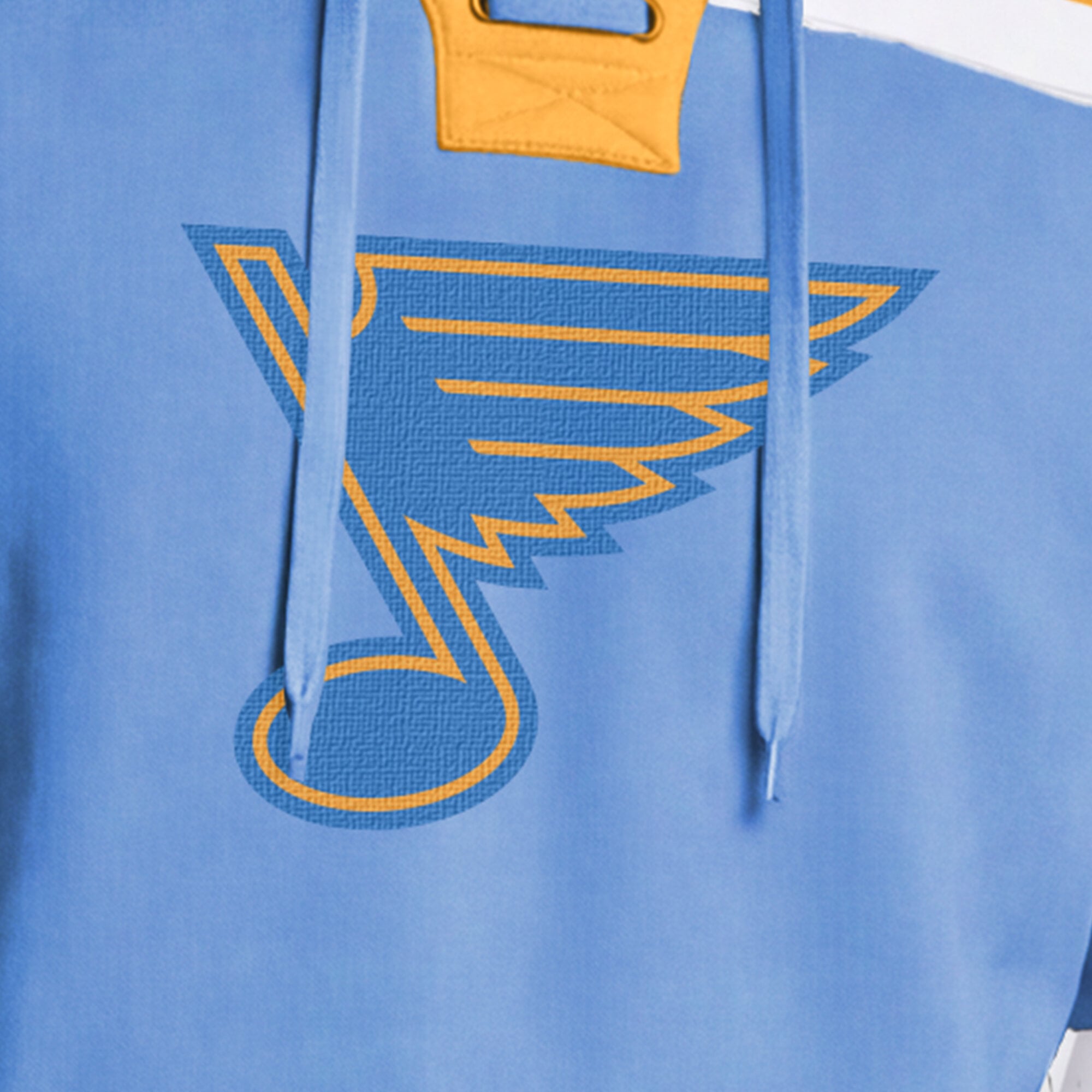 Sweat à capuche polaire de hockey Champion bleu St. Louis Blues pour homme