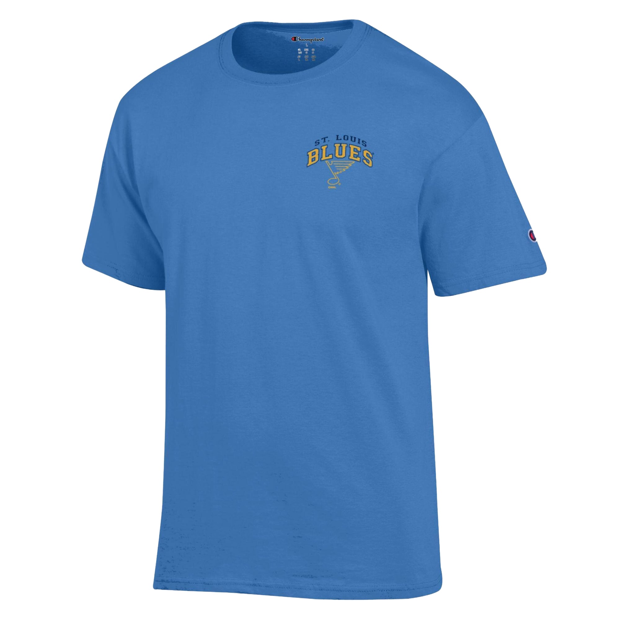 Men's Champion Blue St. Louis Blues Stick With It Jersey T-Shirt