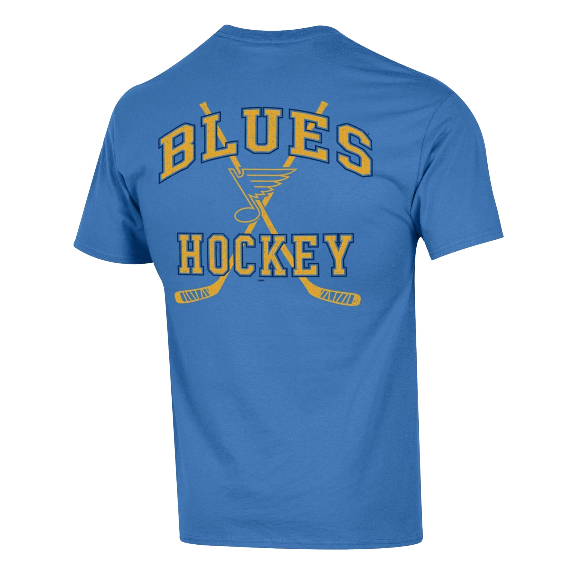 Men's Champion Blue St. Louis Blues Stick With It Jersey T-Shirt