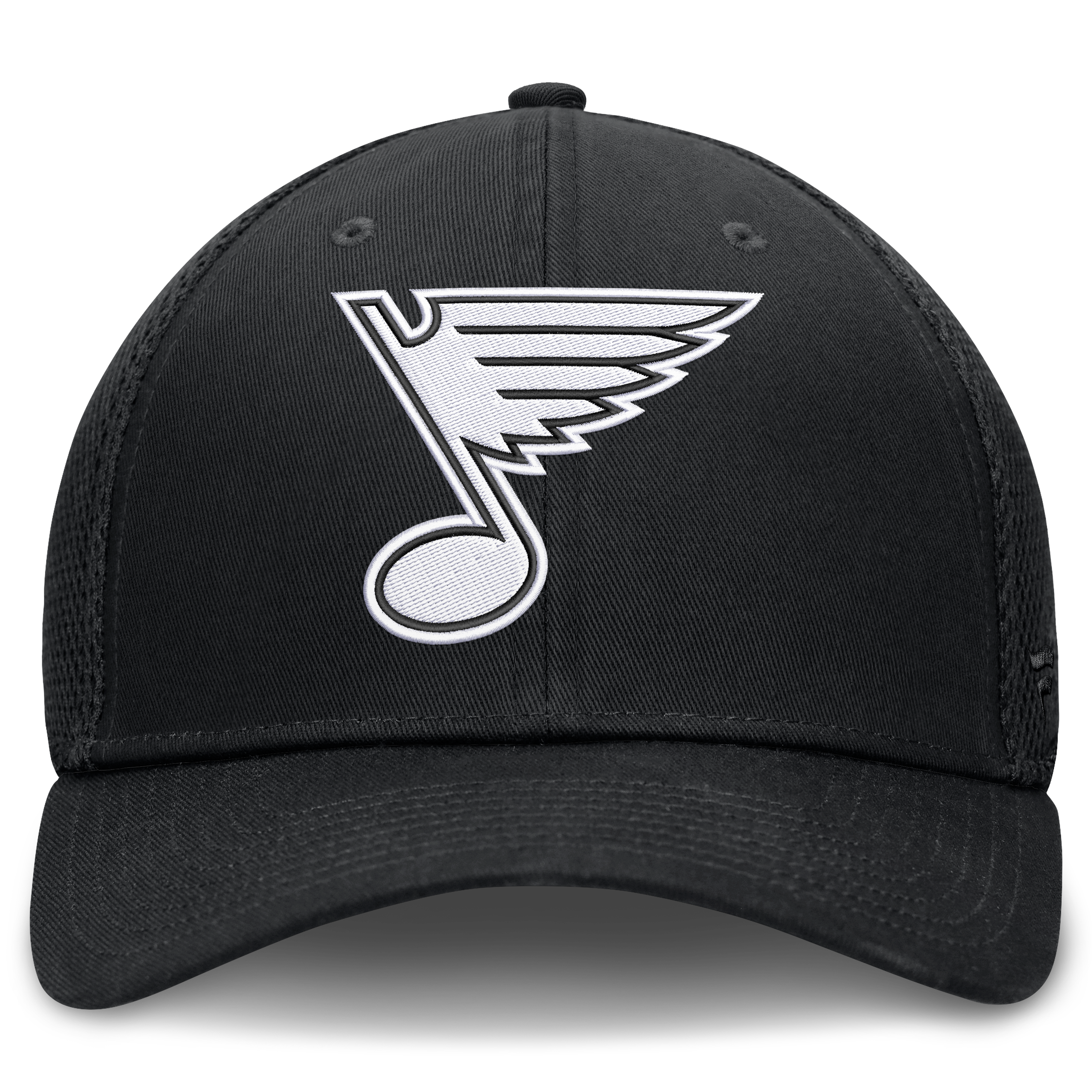 Men's Fanatics  Black St. Louis Blues Tonal Meshback Stretch Hat