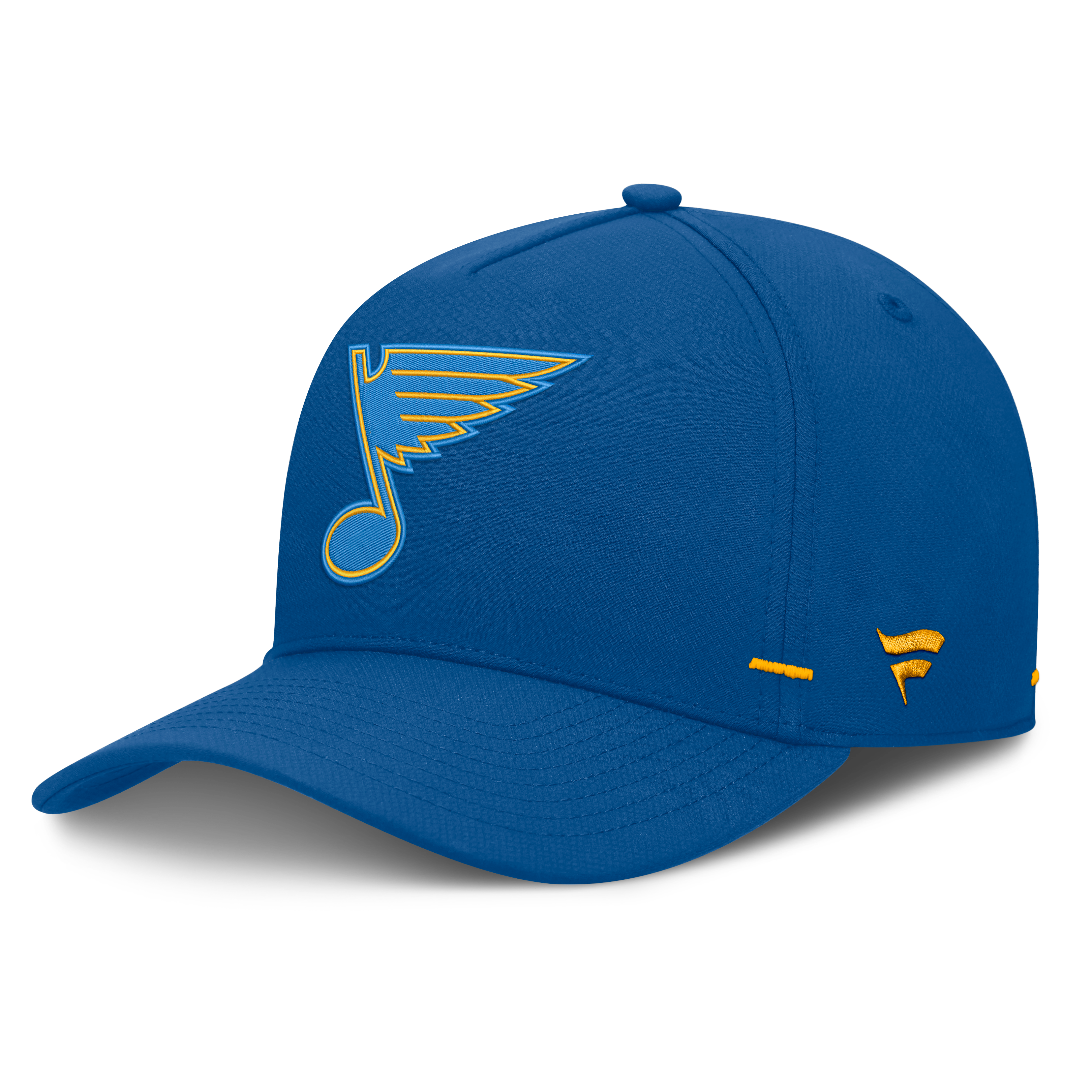 Casquette ajustable Fanatics Blue St. Louis Blues Authentic Pro Rink Bar Tacks A-Frame pour homme