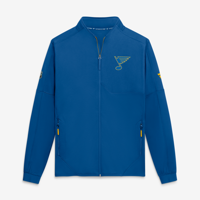 St. Louis Blues Fanatics Authentic Pro Rink Fleece Full-Zip Jacket - Blue
