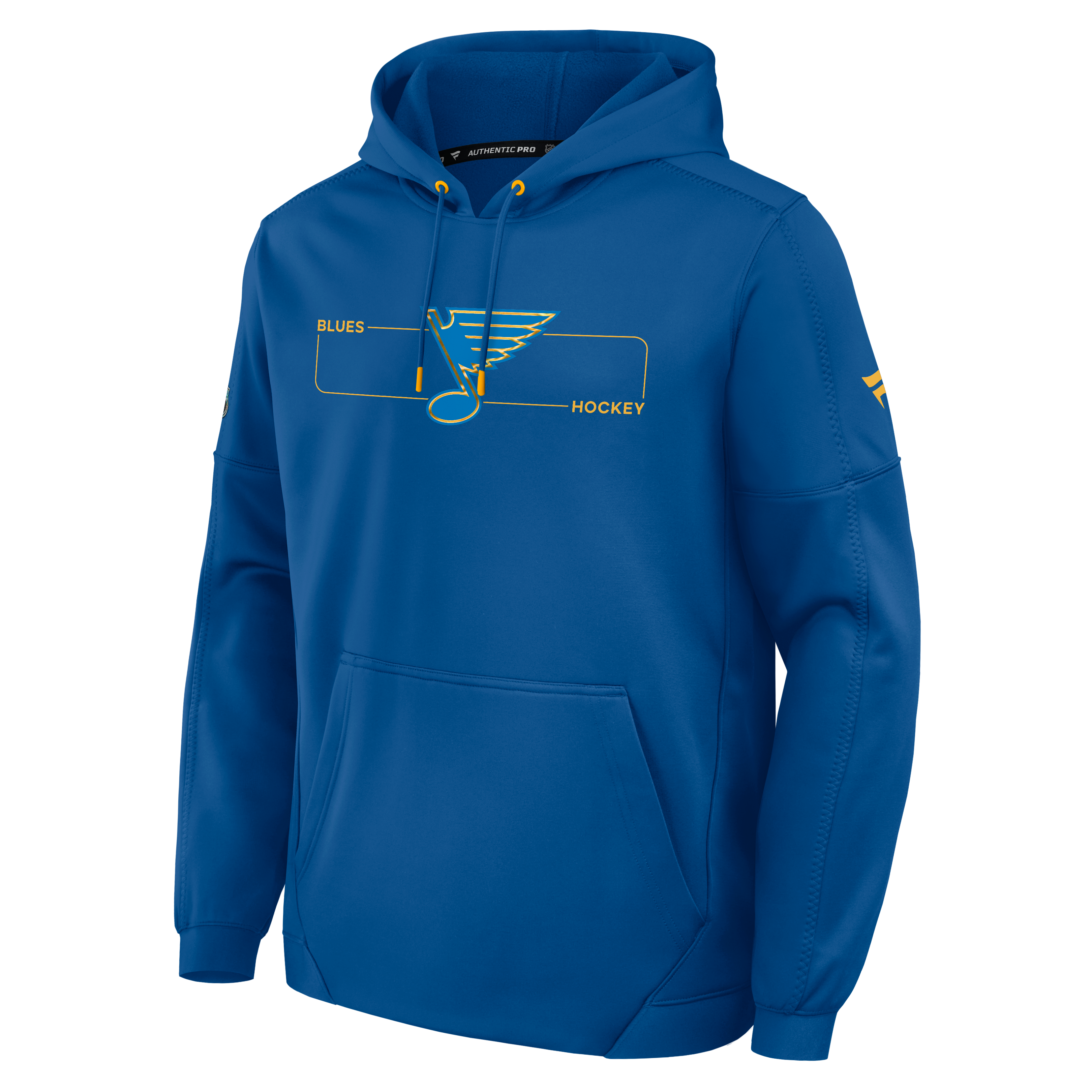 Sweat à capuche polaire authentique Fanatics Blue St. Louis Blues pour homme