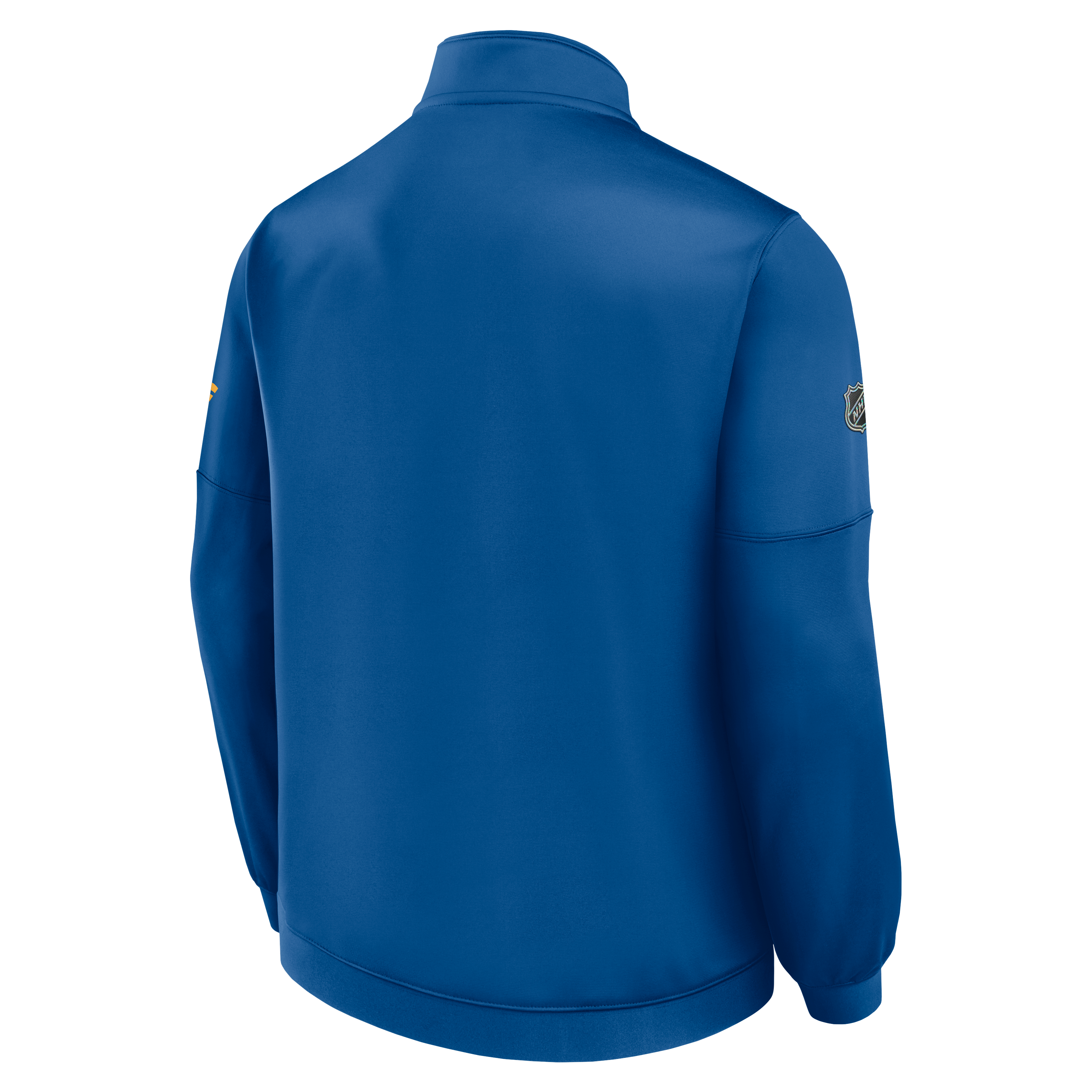 Men's Fanatics Blue St. Louis Blues Authentic Pro Rink Fleece Quarter-Zip Pullover