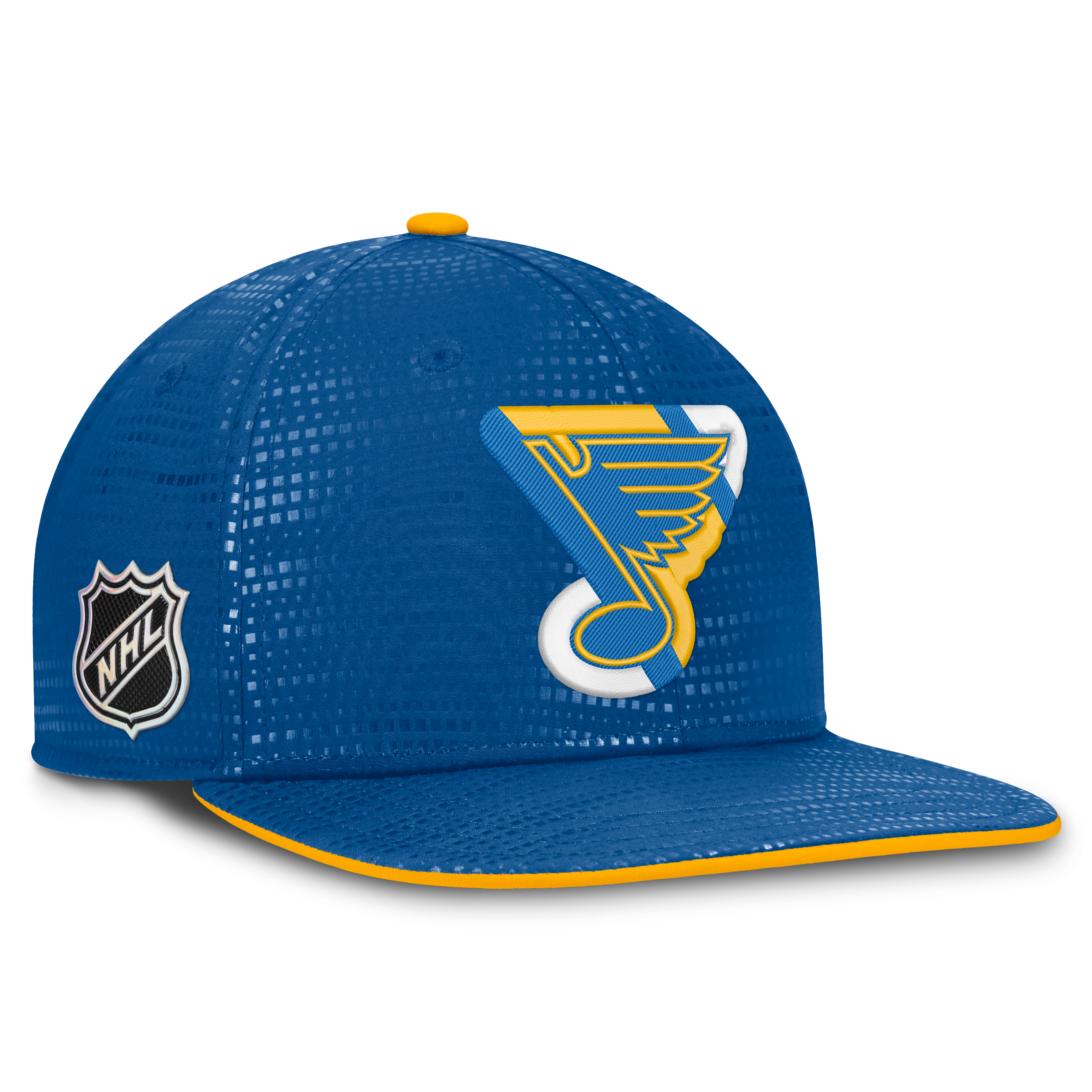 Casquette à visière carrée authentique St. Louis Blues de St. Louis, modèle Fanatics Blues, pour homme