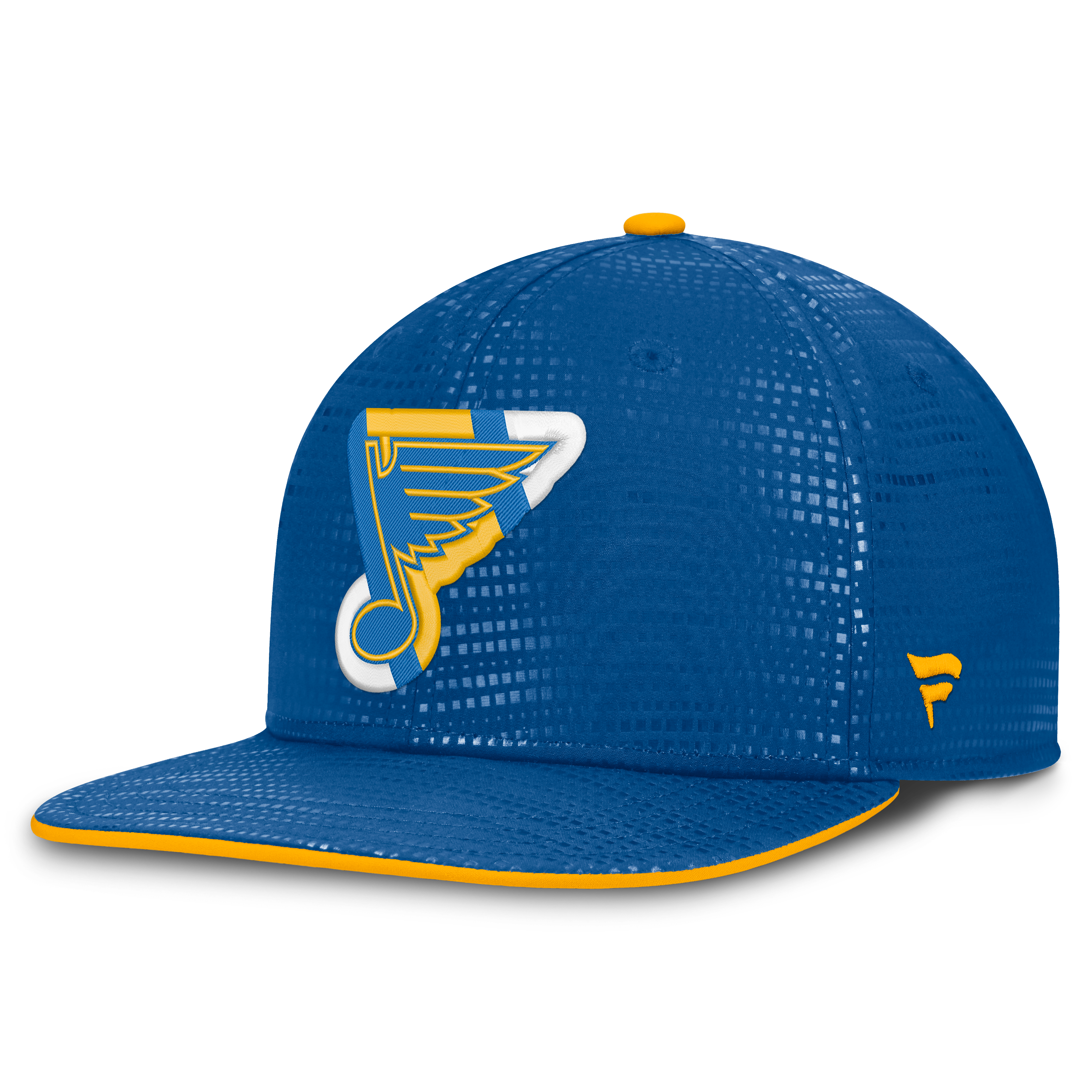 Casquette à visière carrée authentique St. Louis Blues de St. Louis, modèle Fanatics Blues, pour homme