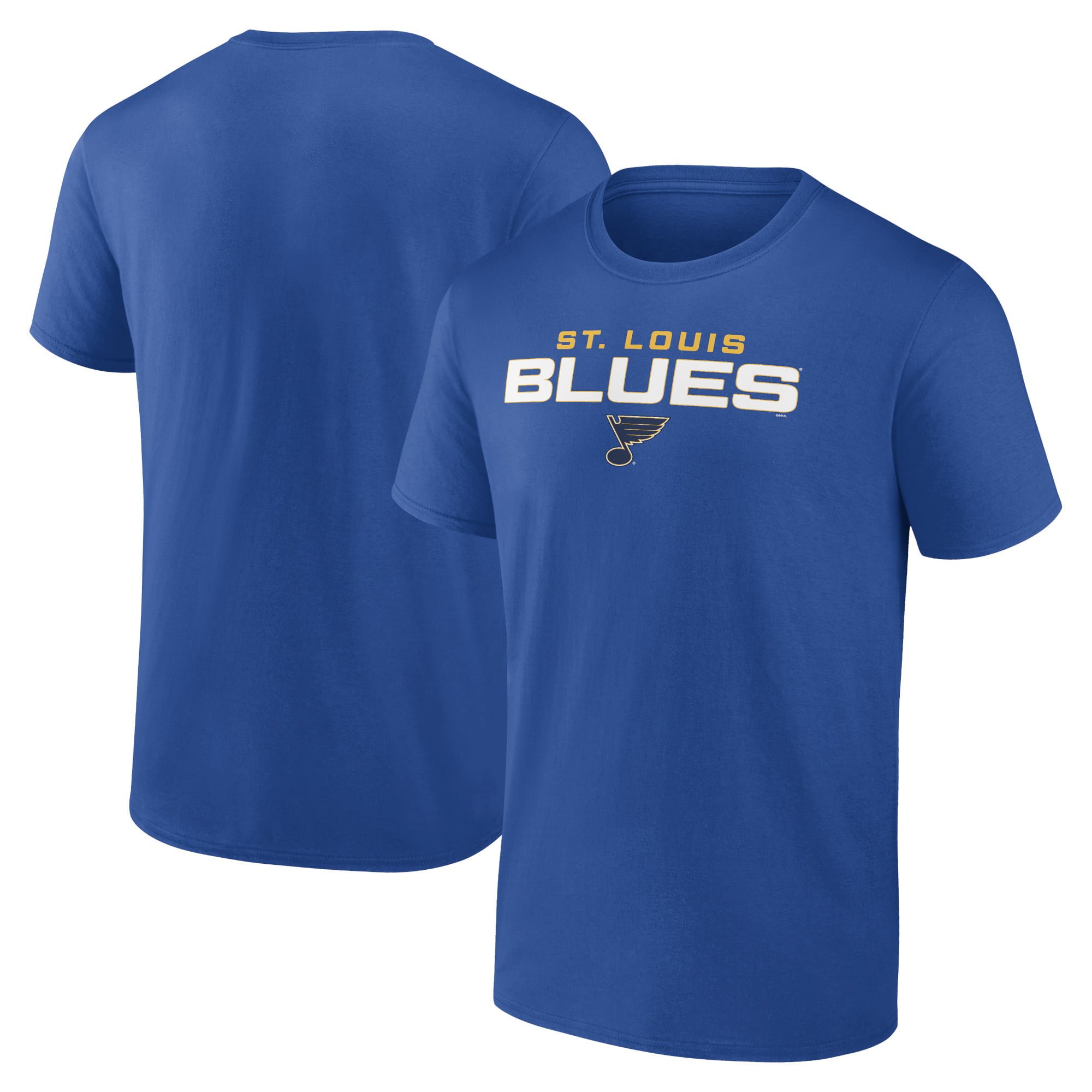 T-shirt bleu Fanatics St. Louis Blues Barnburner pour hommes