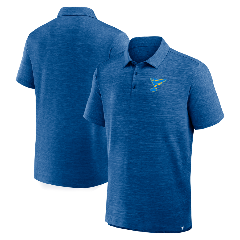 Men's St. Louis Blues Fanatics Blue Clutch Polo