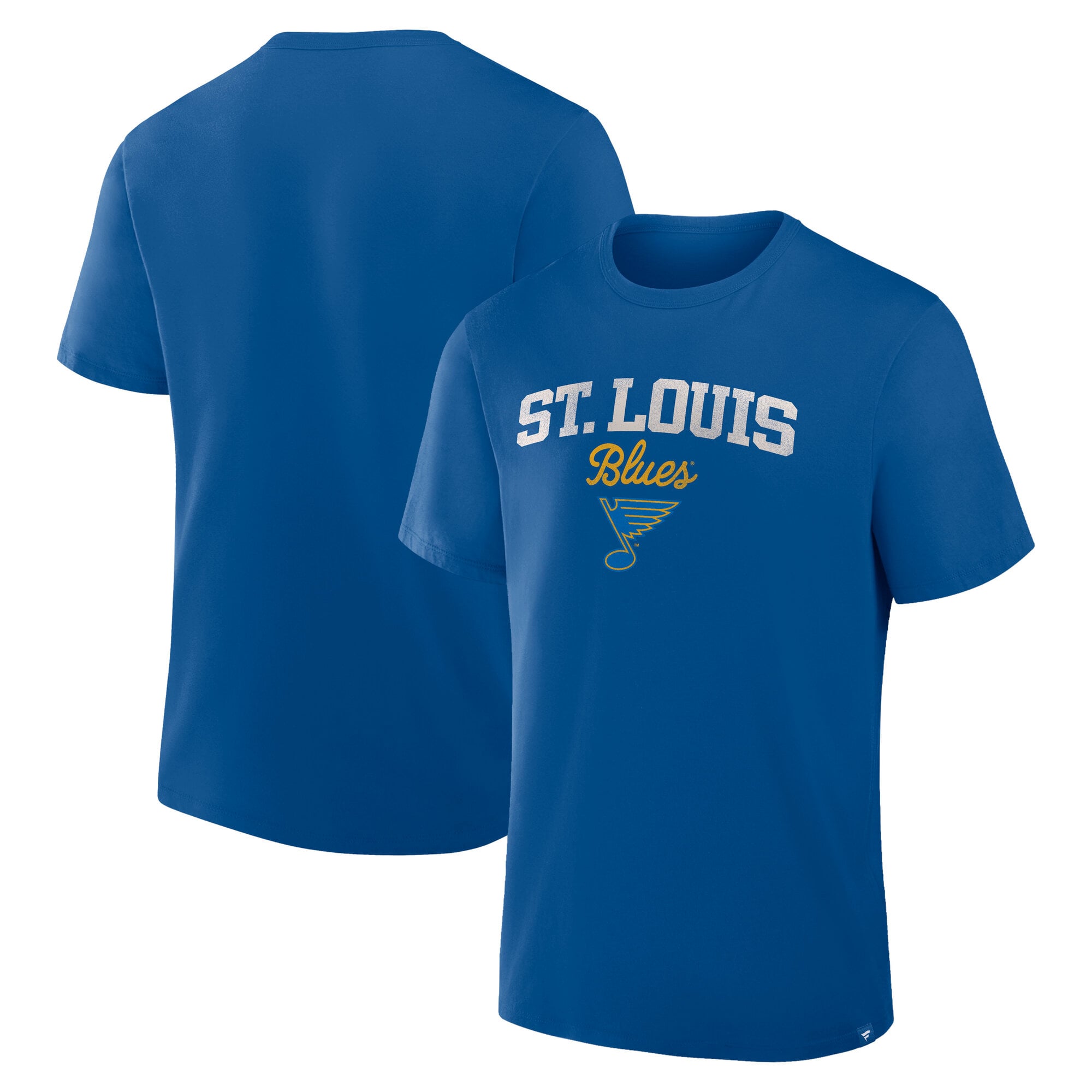 T-shirt à carreaux croisés Royal St. Louis Blues Legacy de Fanatics pour homme