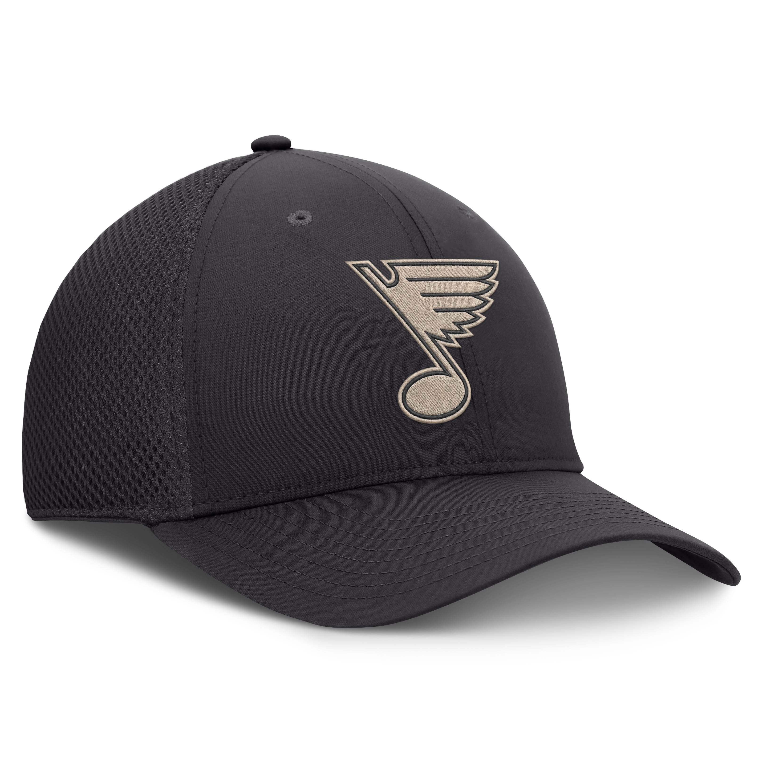Casquette extensible Fanatics anthracite St. Louis Blues Road pour homme