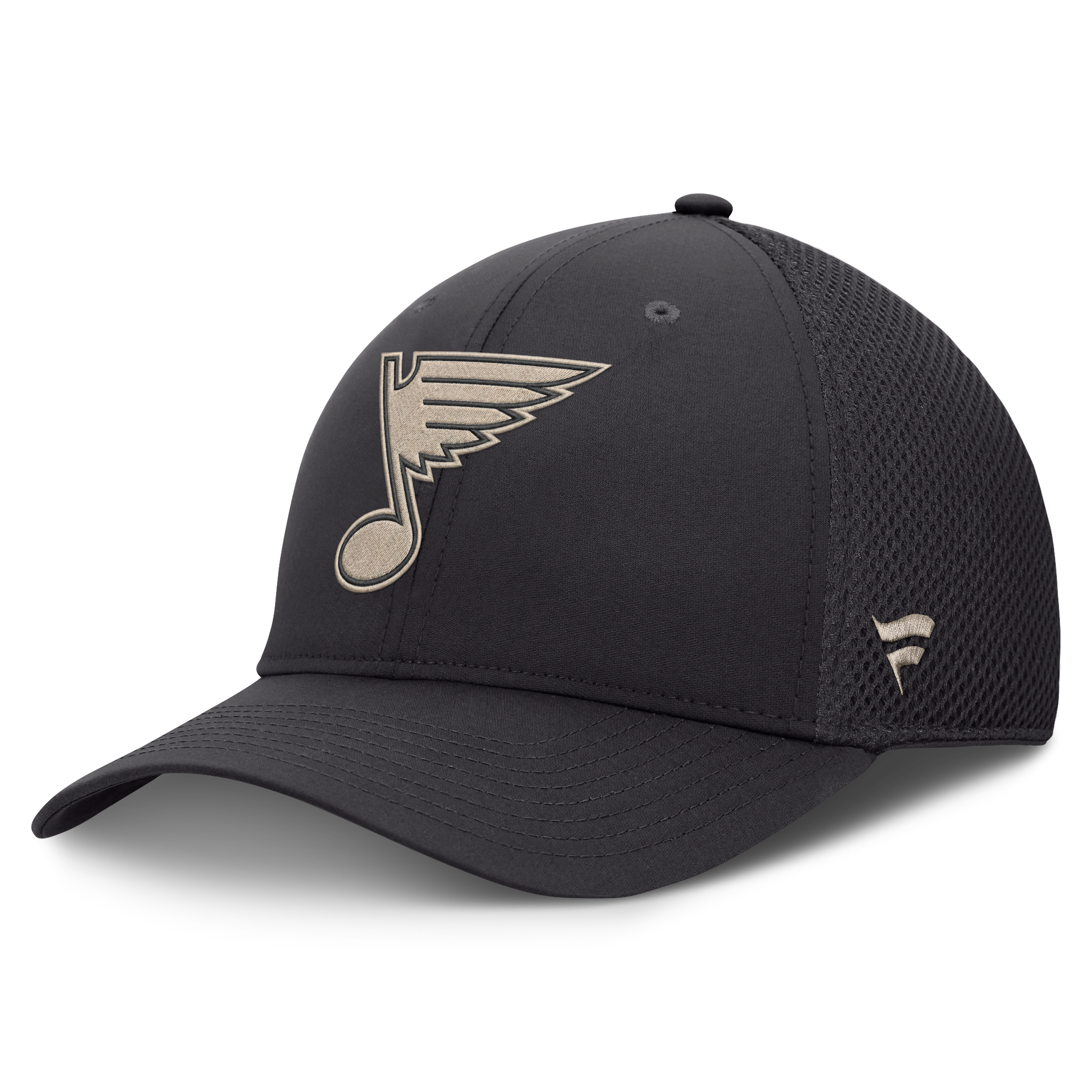 Casquette extensible Fanatics anthracite St. Louis Blues Road pour homme