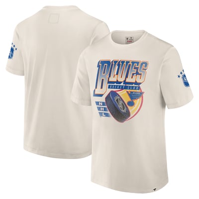  St. Louis Blues Fanatics Decades Collection Timeless T-Shirt - Cream