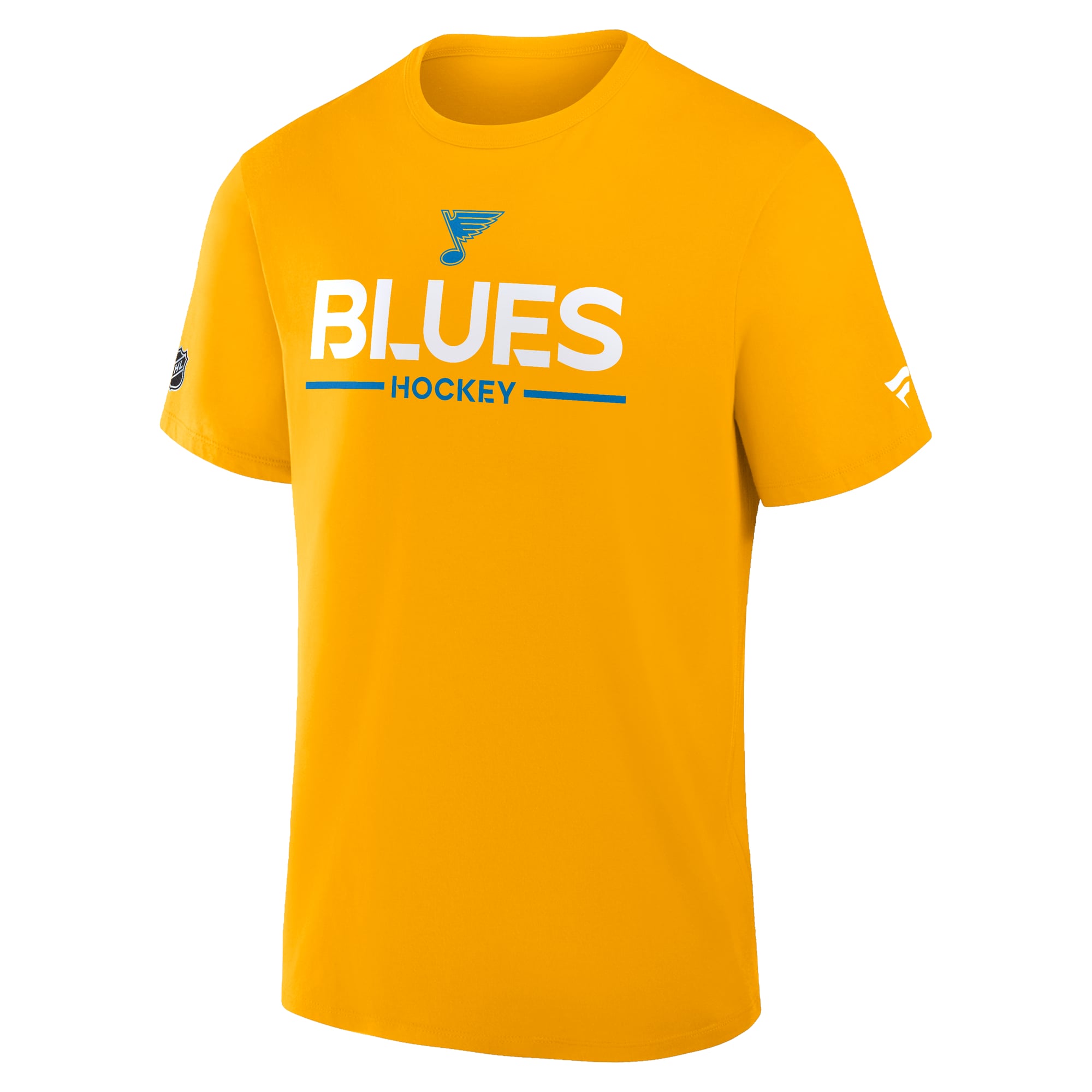T-shirt authentique professionnel principal Fanatics Gold St. Louis Blues pour homme
