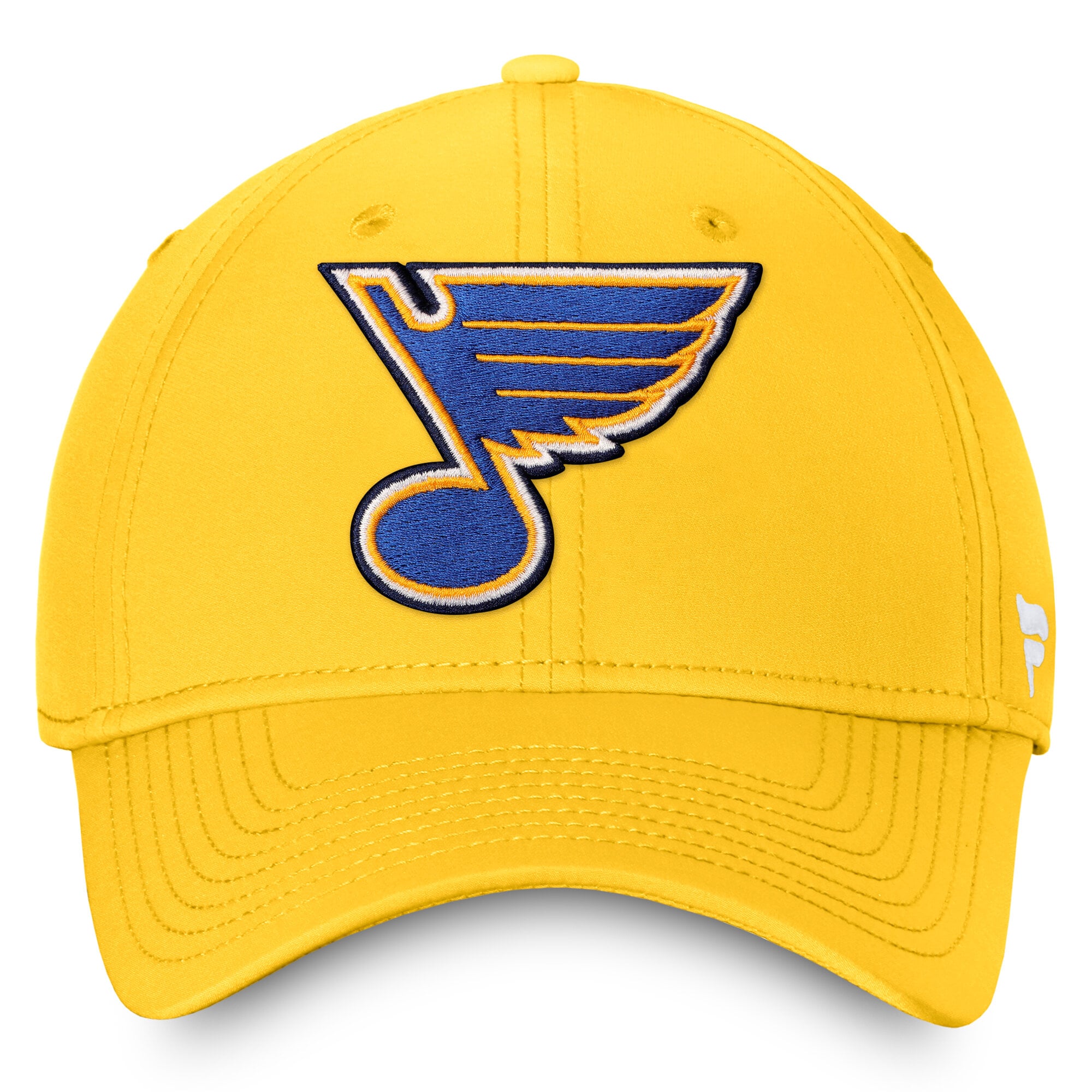 Men's Fanatics Gold St. Louis Blues Core Primary Logo Flex Hat