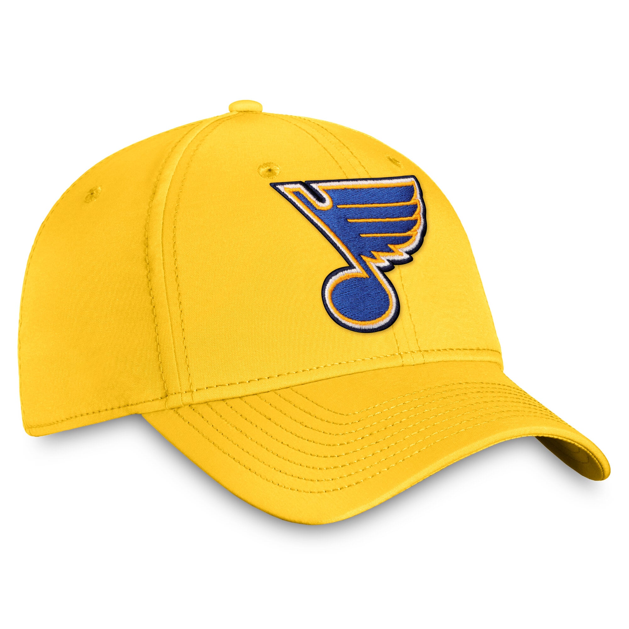 Men's Fanatics Gold St. Louis Blues Core Primary Logo Flex Hat
