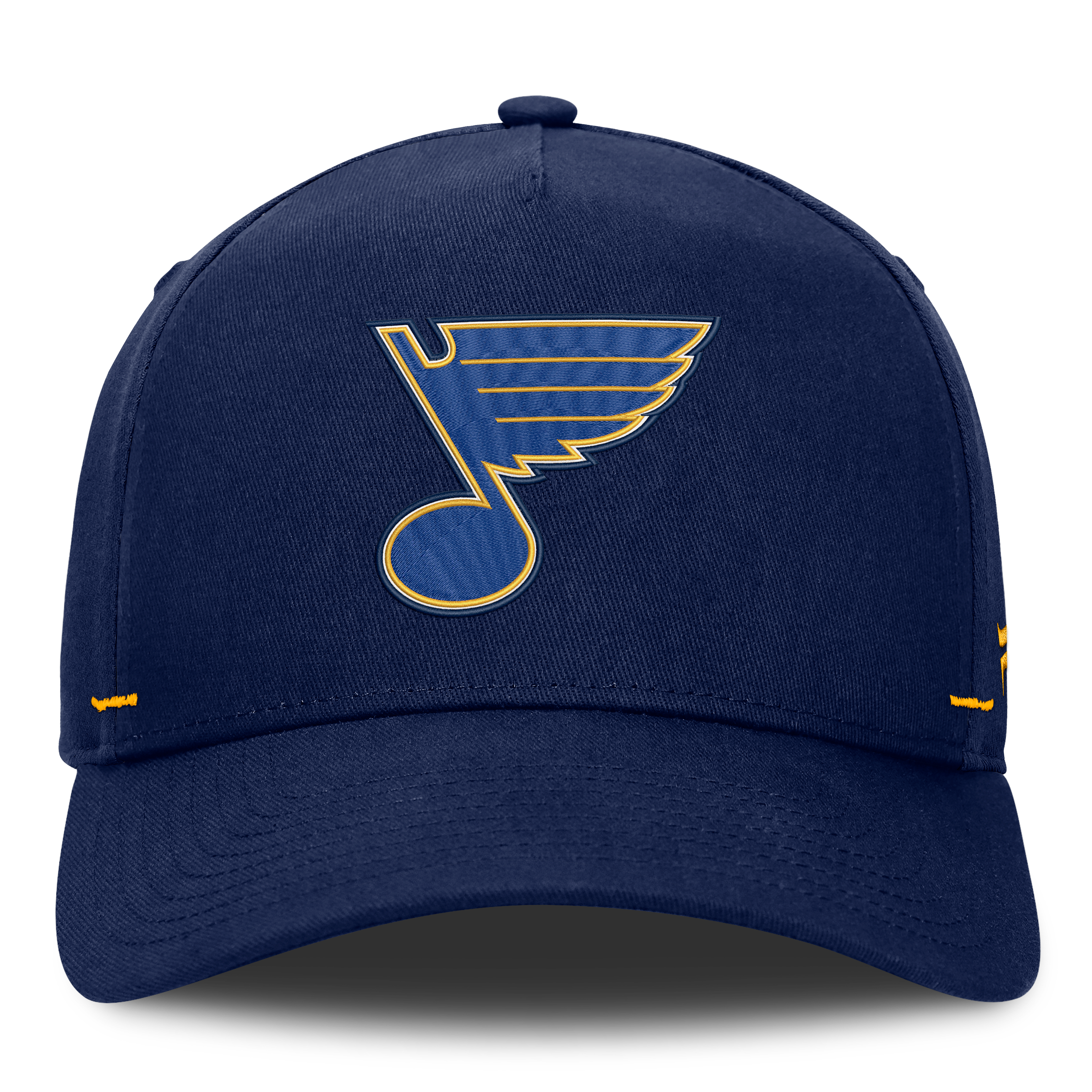 Casquette ajustable Fanatics bleu marine St. Louis Blues Alternate Authentic Pro Rink A-Frame pour homme