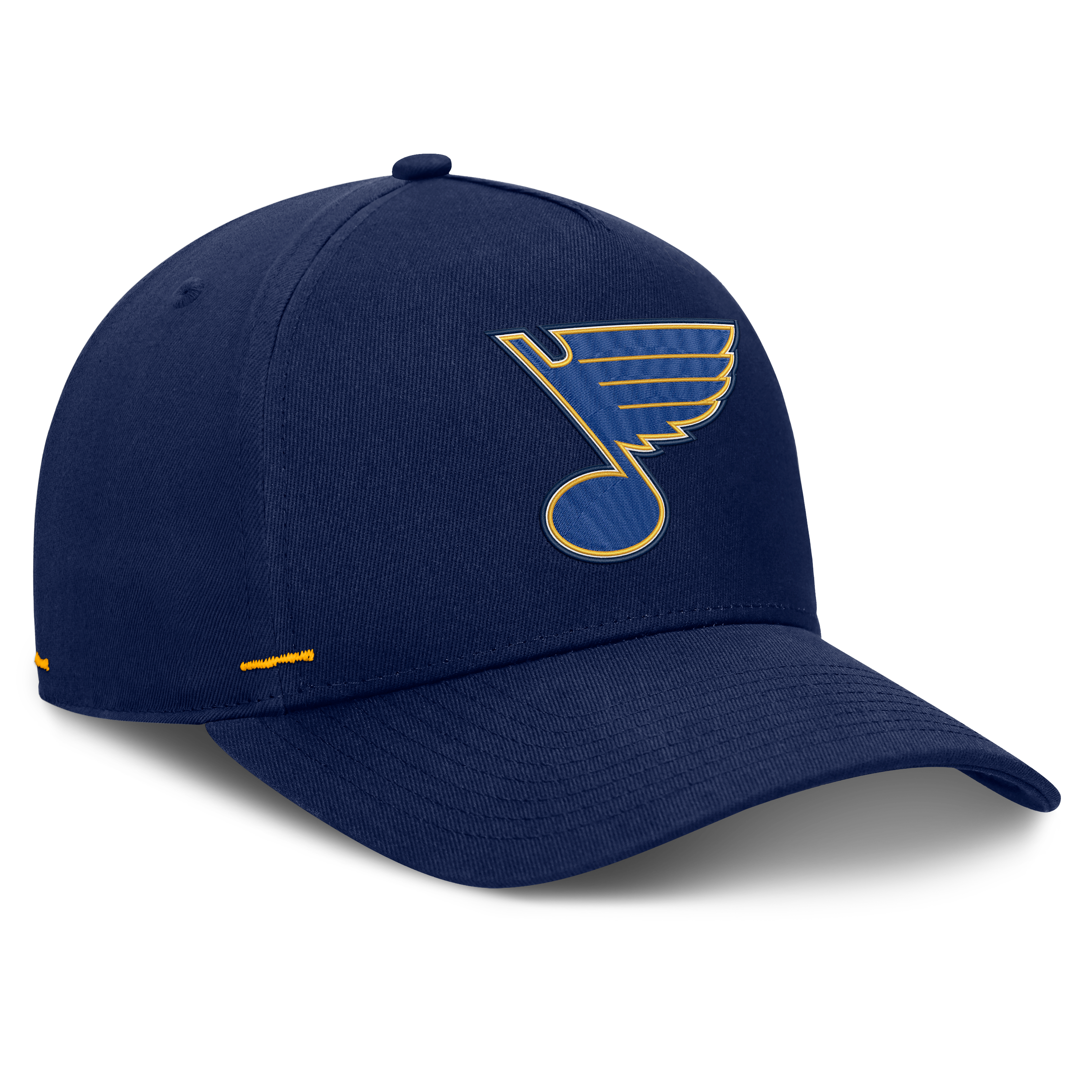 Casquette ajustable Fanatics bleu marine St. Louis Blues Alternate Authentic Pro Rink A-Frame pour homme