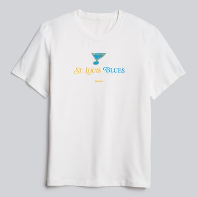 Men's St. Louis Blues lululemon White Soft Jersey T-Shirt