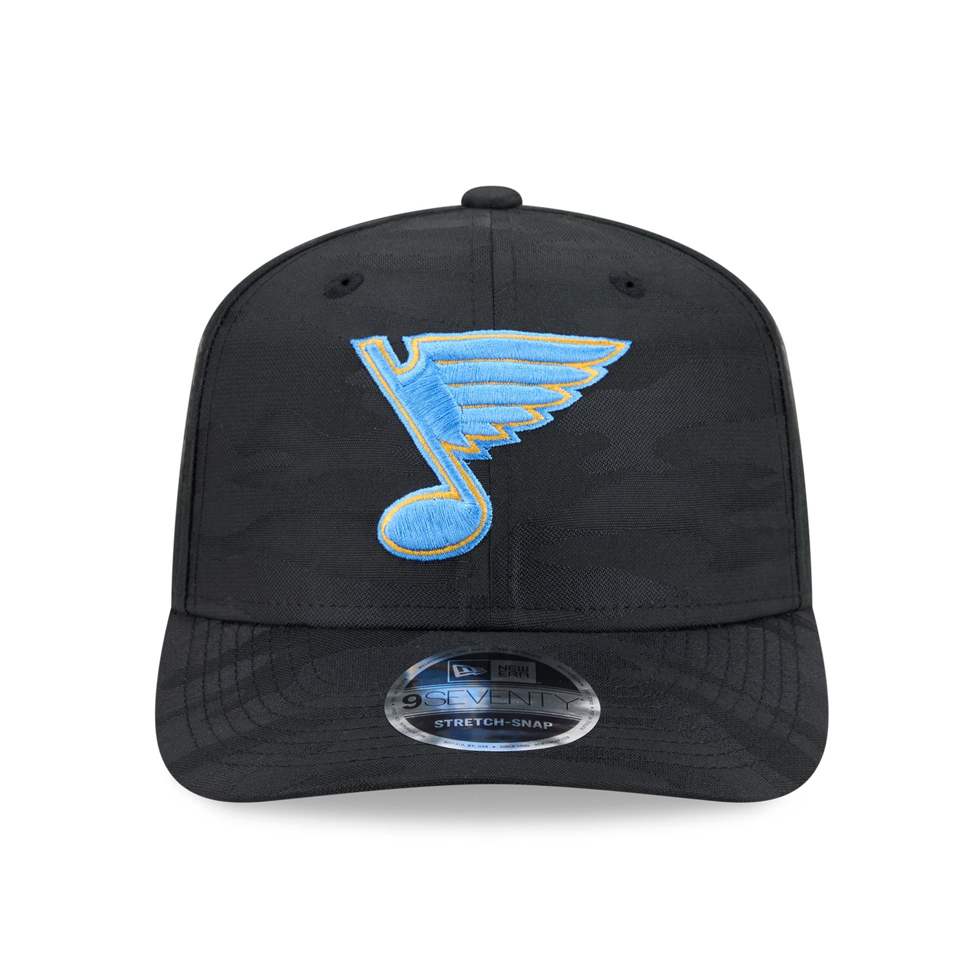 Casquette ajustable perforée New Era St. Louis Blues Camo noire pour homme 9SEVENTY