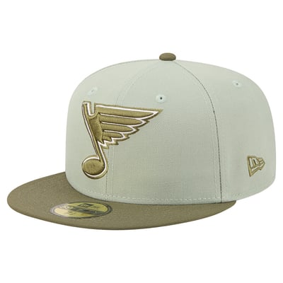 St. Louis Blues New Era Color Pack 59FIFTY Fitted Hat - Sage Green/Olive