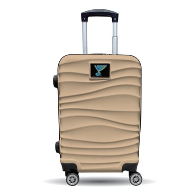 St. Louis Blues MOJO Tan Color Blitz Carry-On Hardcase Spinner Luggage
