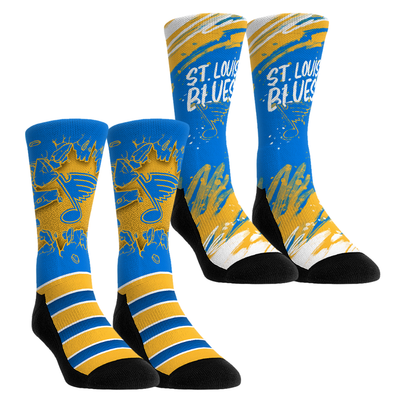  St. Louis Blues Rock Em Unisex Ice Breaker Two-Pack Crew Socks Set - Blue