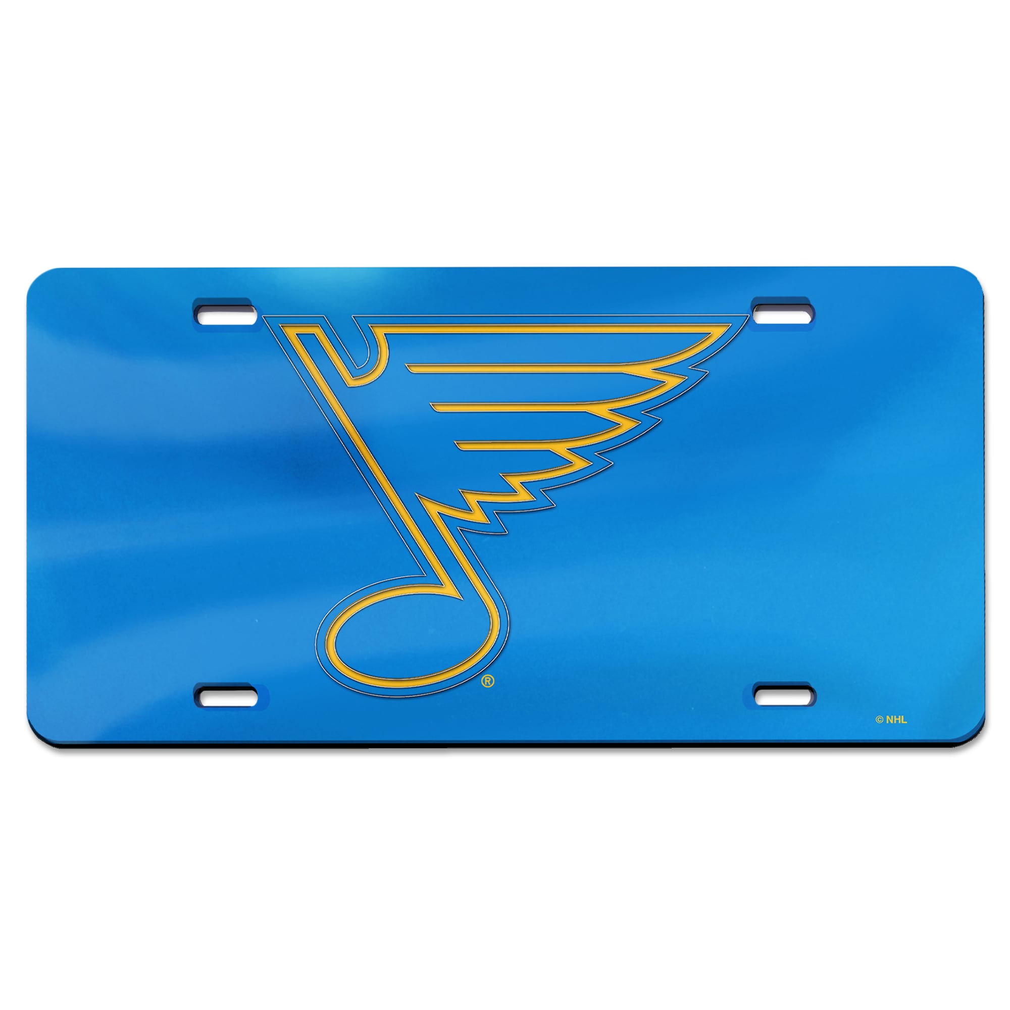 Plaque d'immatriculation en acrylique découpée au laser WinCraft St. Louis Blues