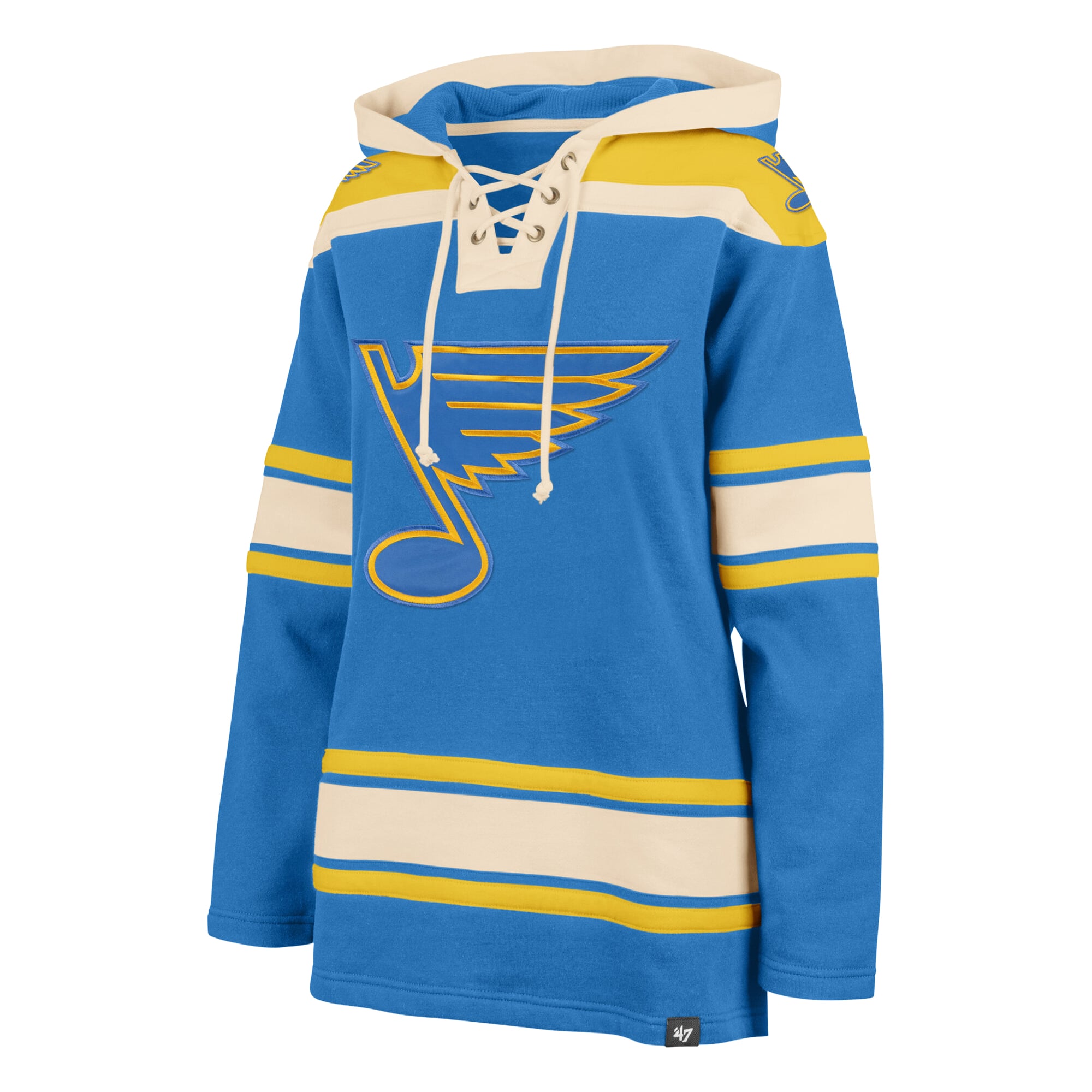 Sweat à capuche lacets Superior Lacer bleu '47 pour femme