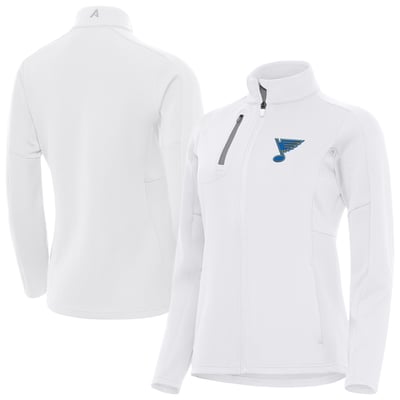 St. Louis Blues Antigua Women's Generation Full-Zip Jacket - White