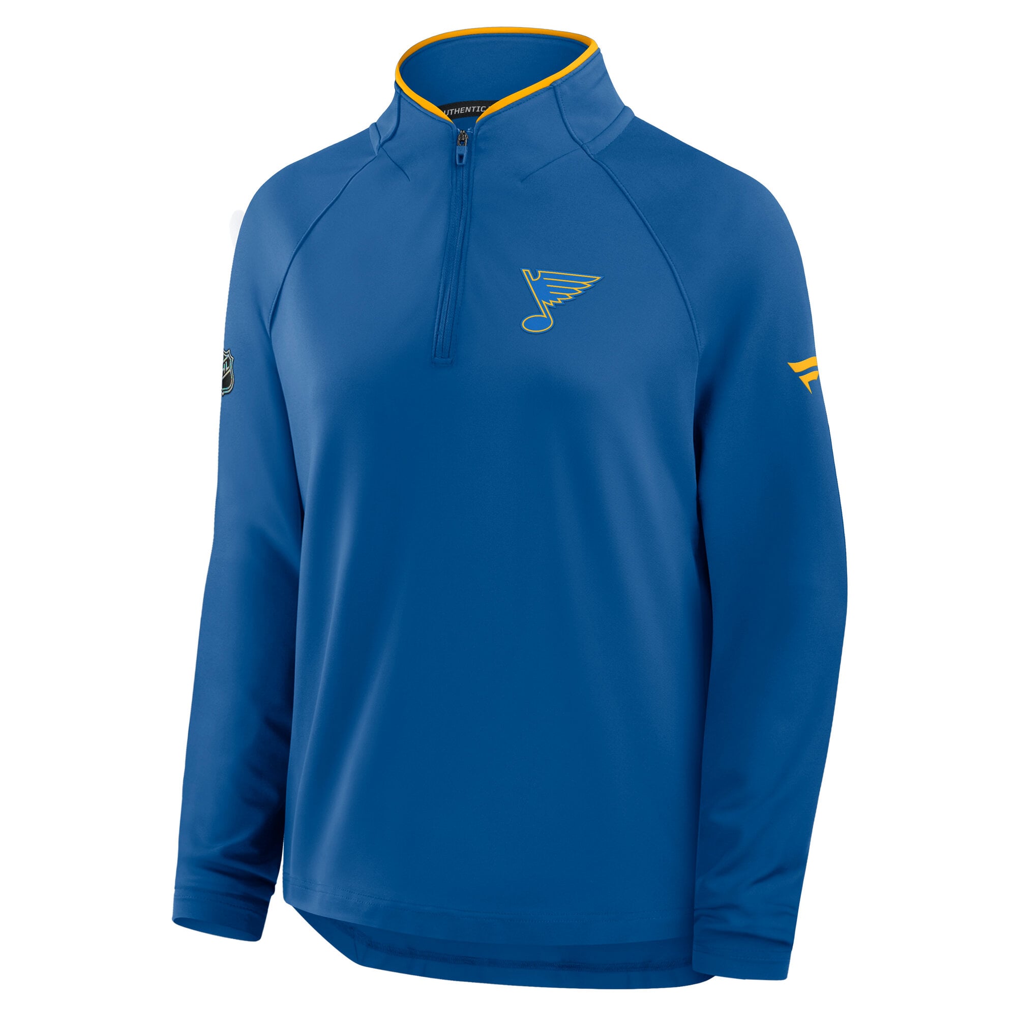 Women's Fanatics Blue St. Louis Blues Authentic Pro Rink Lightweight Quarter-Zip Pullover
