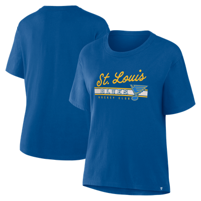 St. Louis Blues Fanatics Women's Hometown Premium Legacy T-Shirt - Blue