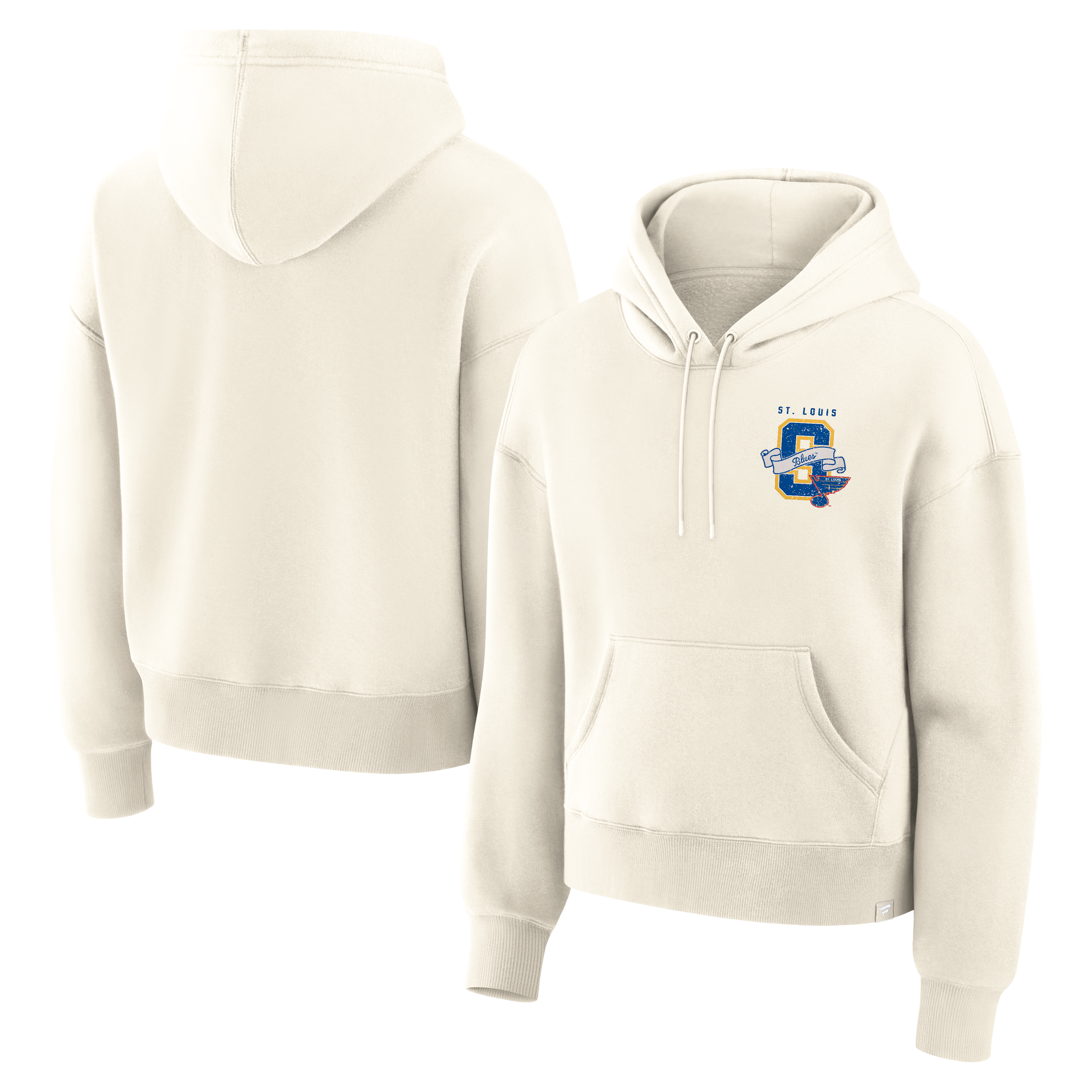 Women's Fanatics Cream St. Louis Blues Legacy Hoodie