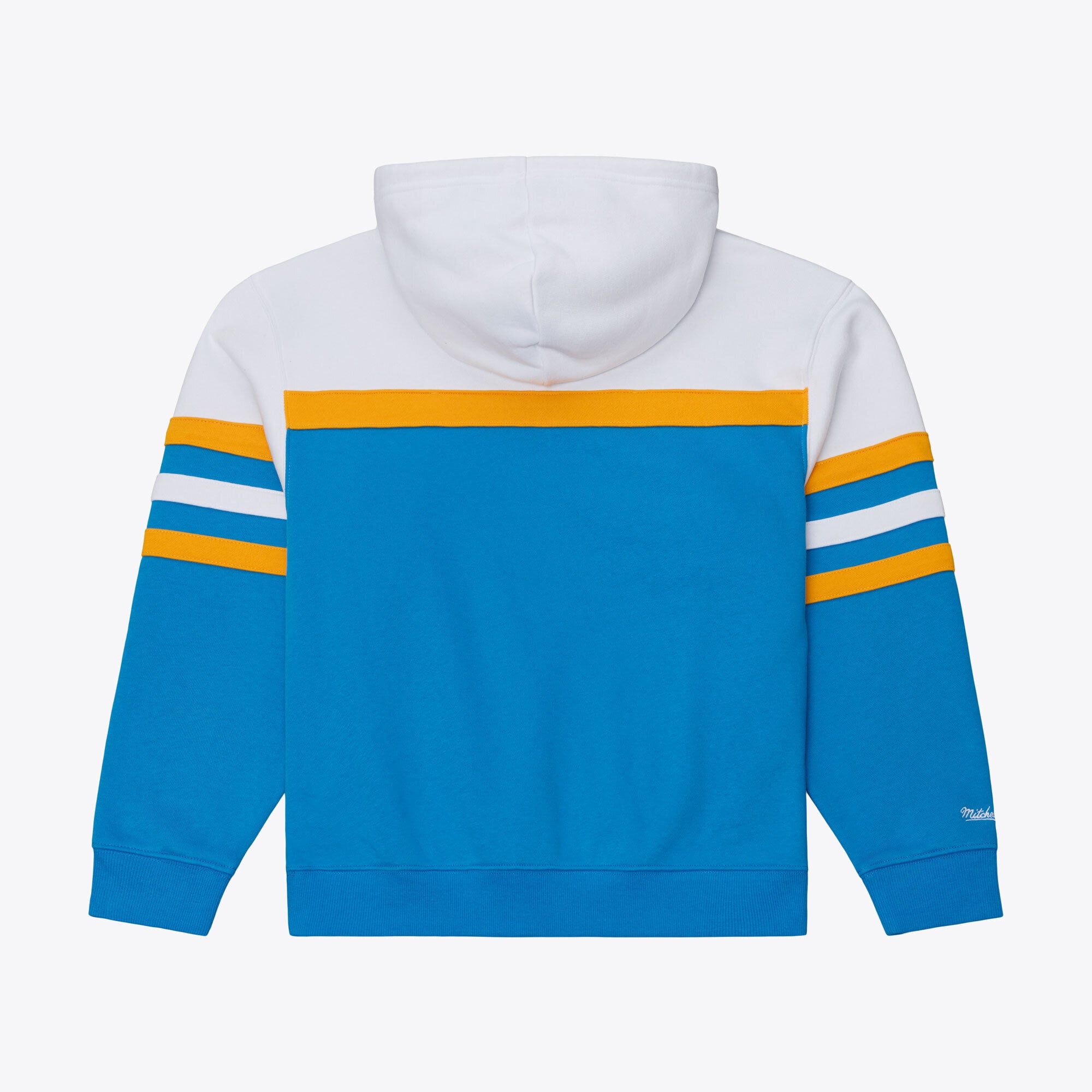 Women's Mitchell & Ness  White/Blue St. Louis Blues Head Coach Hoodie