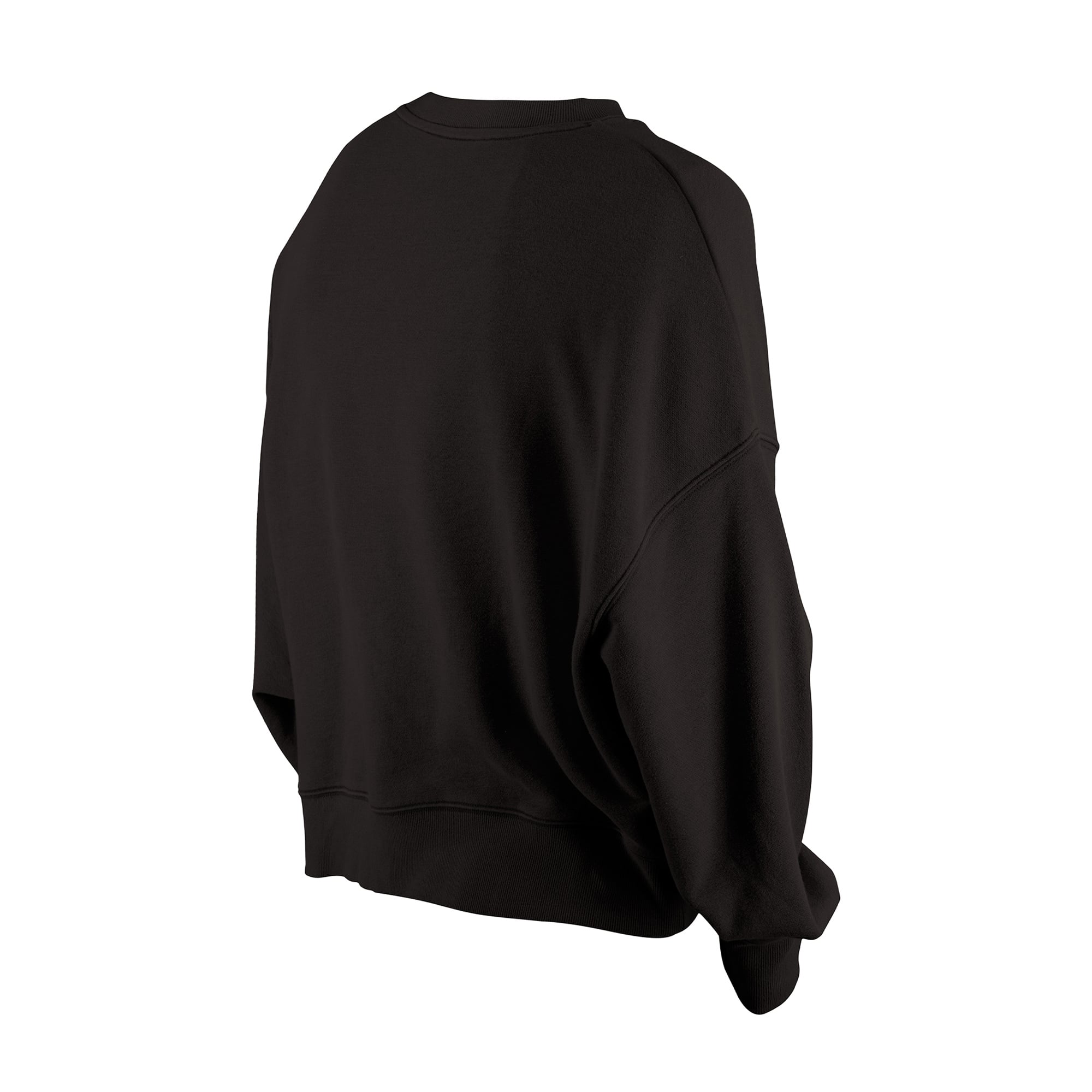 Women's New Era Black St. Louis Blues Oversized Throwback Mineral Wash Sweatshirt
