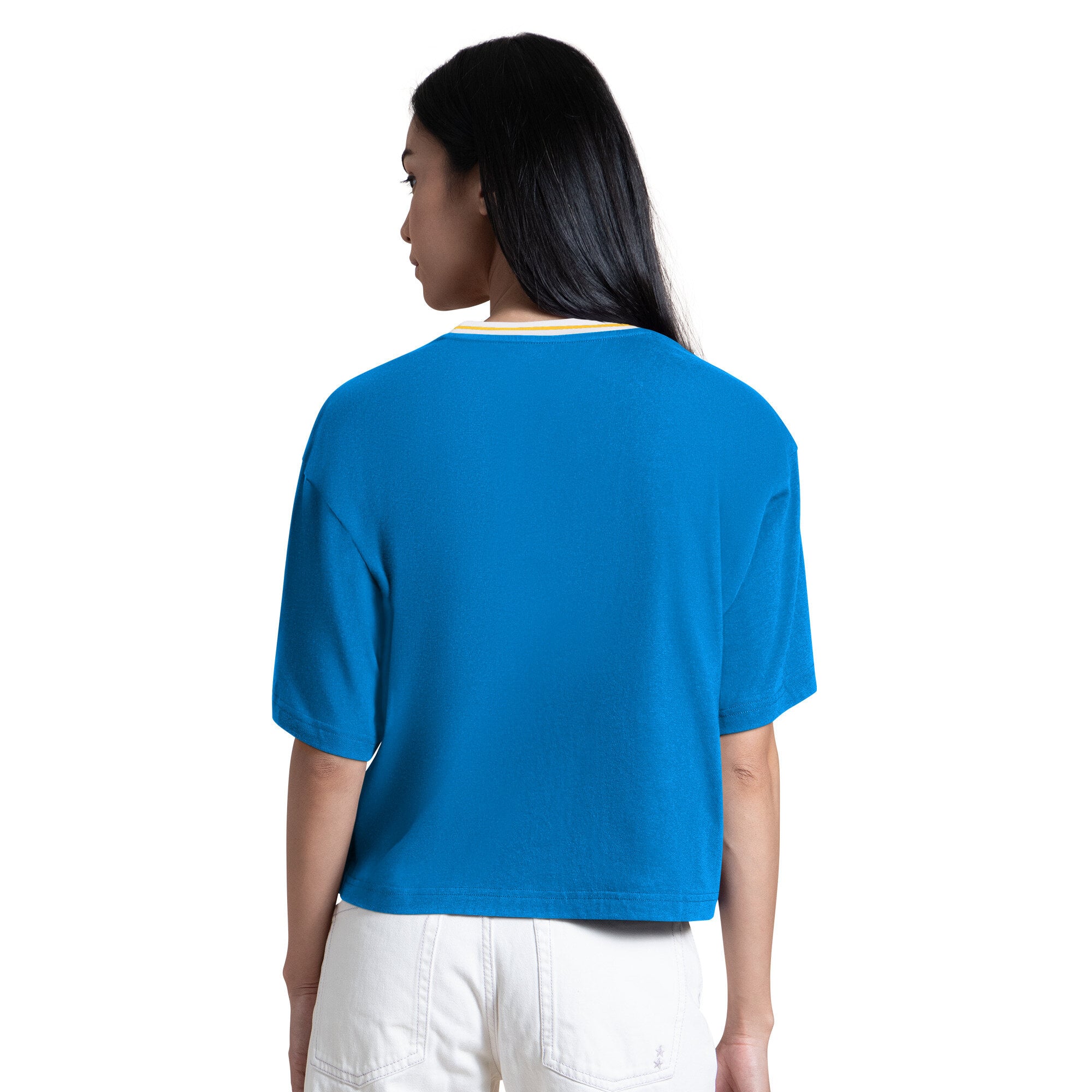 T-shirt court Starter bleu clair pour femme, St. Louis Blues Ace