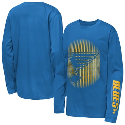 St. Louis Blues Outerstuff Youth Regroup & Reset Long Sleeve T-Shirt - Blue