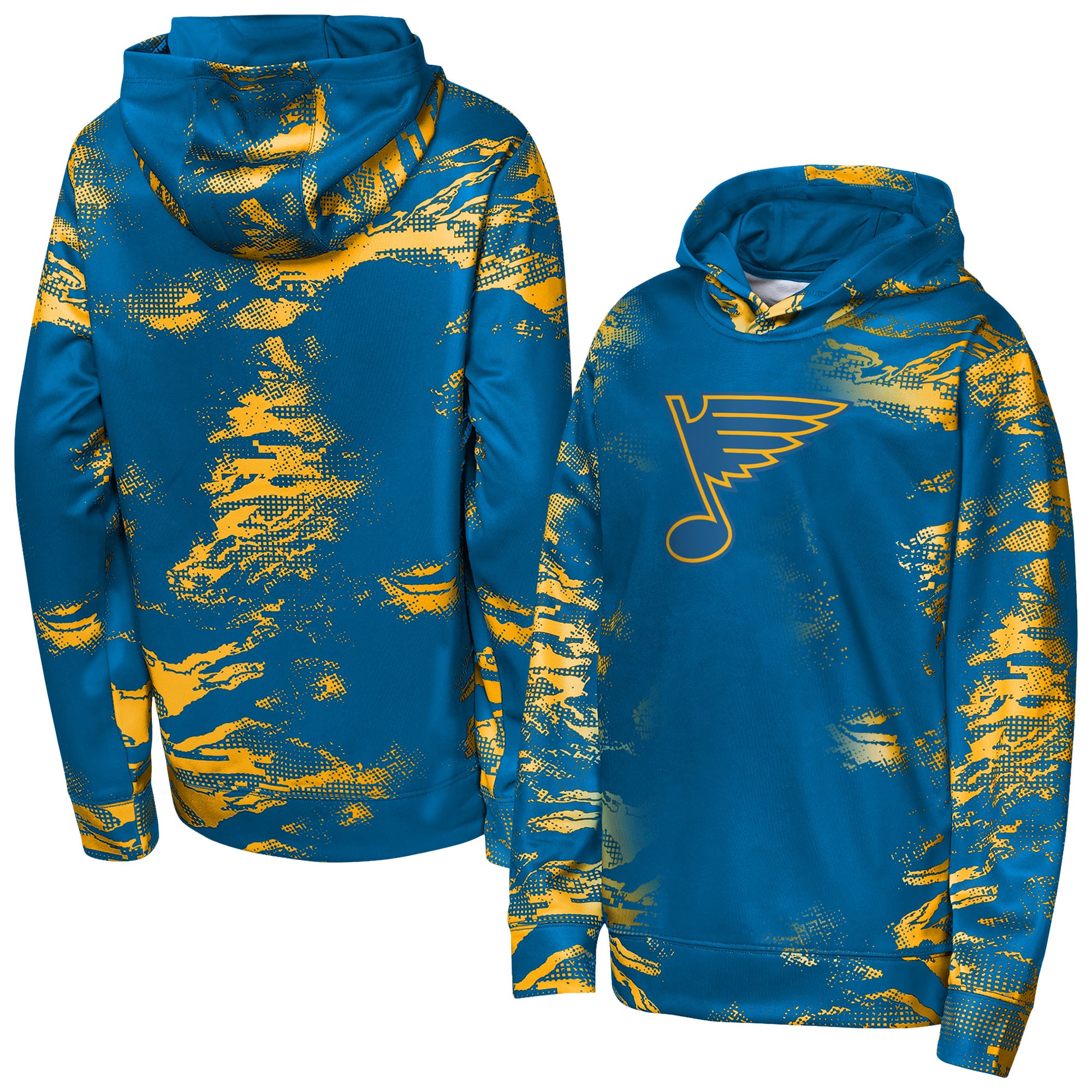 Youth Outerstuff  Blue St. Louis Blues Team Dynamics Hoodie