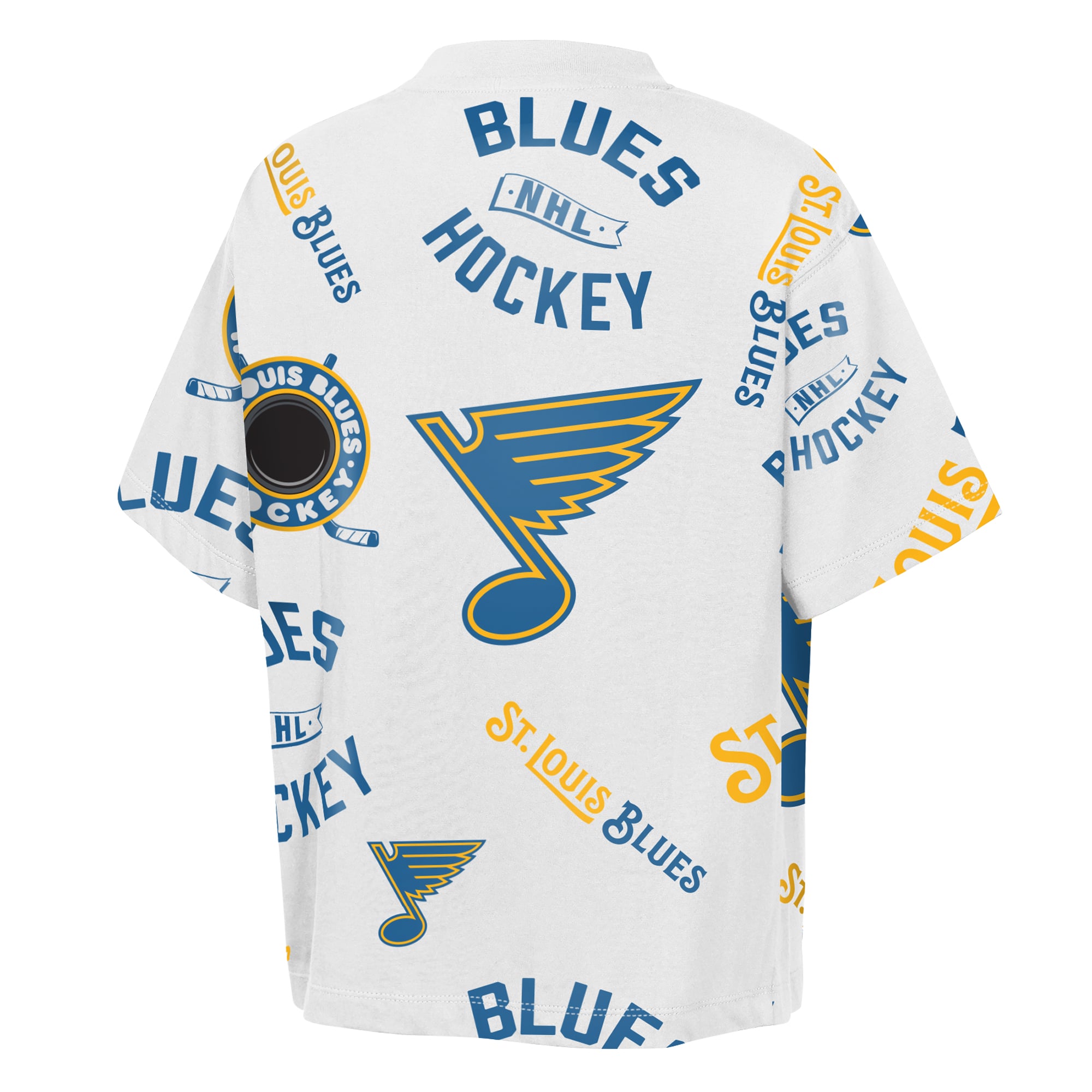 T-shirt blanc Youth Outerstuff St. Louis Blues Unstoppable Elevated