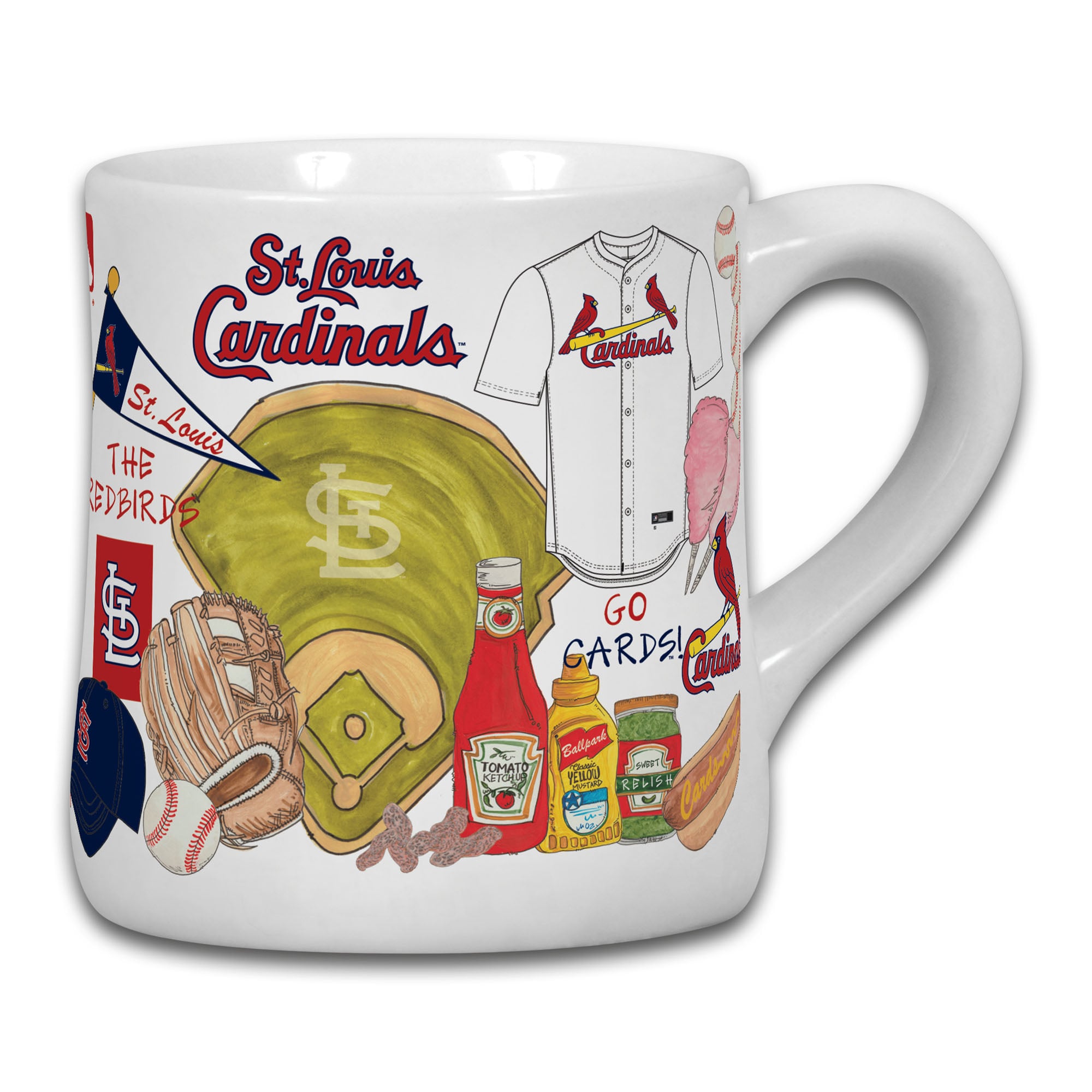 Tasse en céramique Icon de 20 oz des Cardinals de St. Louis