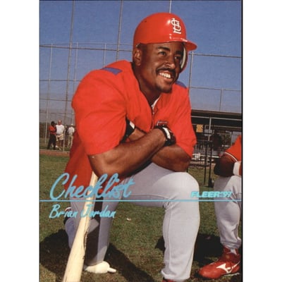 1997 Fleer Tiffany #746 Brian Jordan CL
