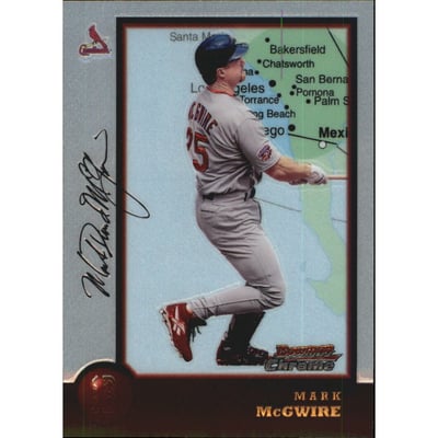 1998 Bowman Chrome International #5 Mark McGwire