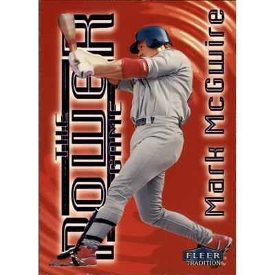 1998 Fleer Tradition Power Game #15 Mark McGwire