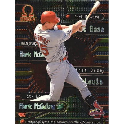 1998 Pacific Omega Online Inserts #34 Mark McGwire