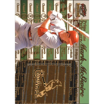 1998 Revolution Prime Time Performers #19 Mark McGwire