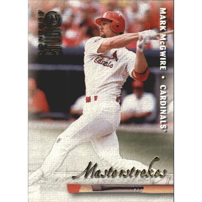 1998 Studio Masterstrokes #6 Mark McGwire