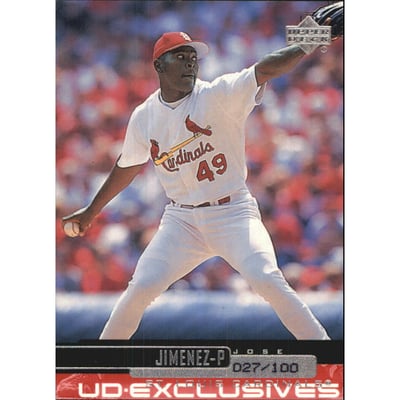 2000 Upper Deck Exclusives Silver #209 Jose Jimenez