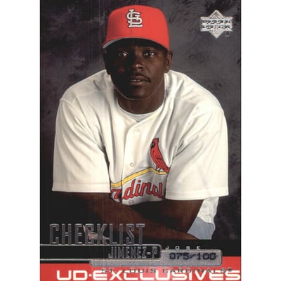 2000 Upper Deck Exclusives Silver #263 Jose Jimenez SH CL