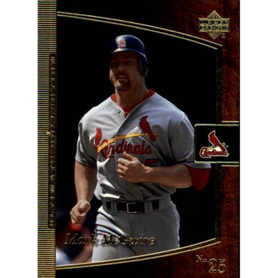 2001 Ultimate Collection #52 Mark McGwire