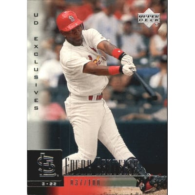 2001 Upper Deck Exclusives Silver #173 Edgar Renteria