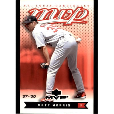 2003 Upper Deck MVP Black #190 Matt Morris